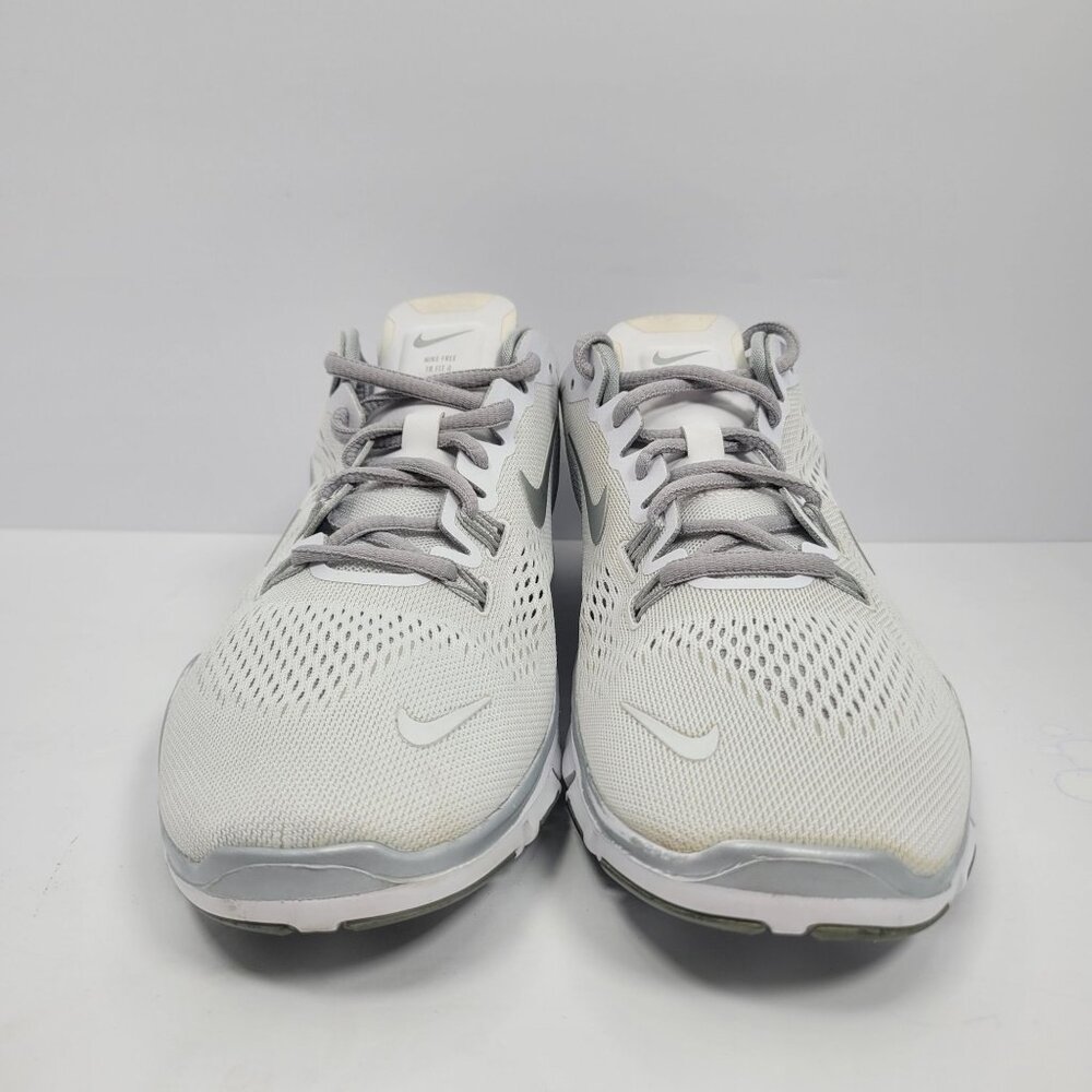 Nike Free 5.0 TR FIT 4 Women's White Gray Running Shoes 629496-102 US Size 8.5 - Picture 3 of 8